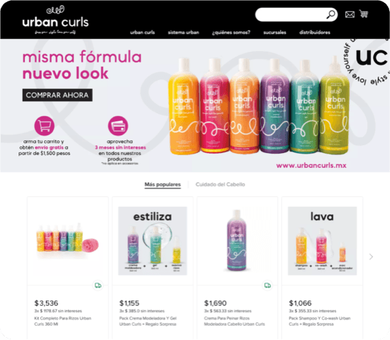 Tienda Urban Curls