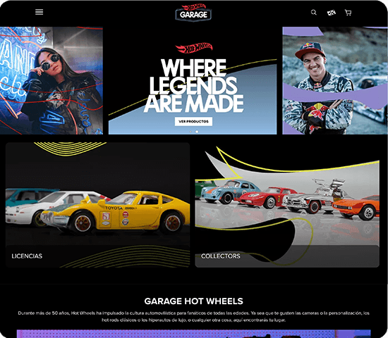 Tienda Garage HotWheels